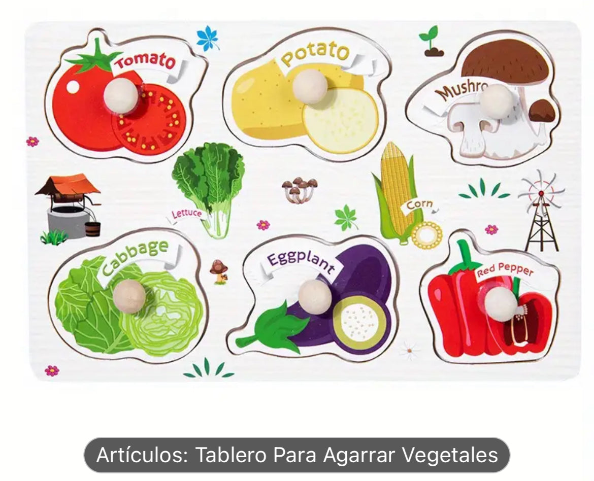 Rompecabezas de frutas y vegetales