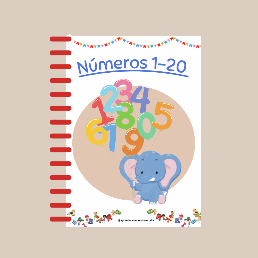 Cuaderno de números 1-20