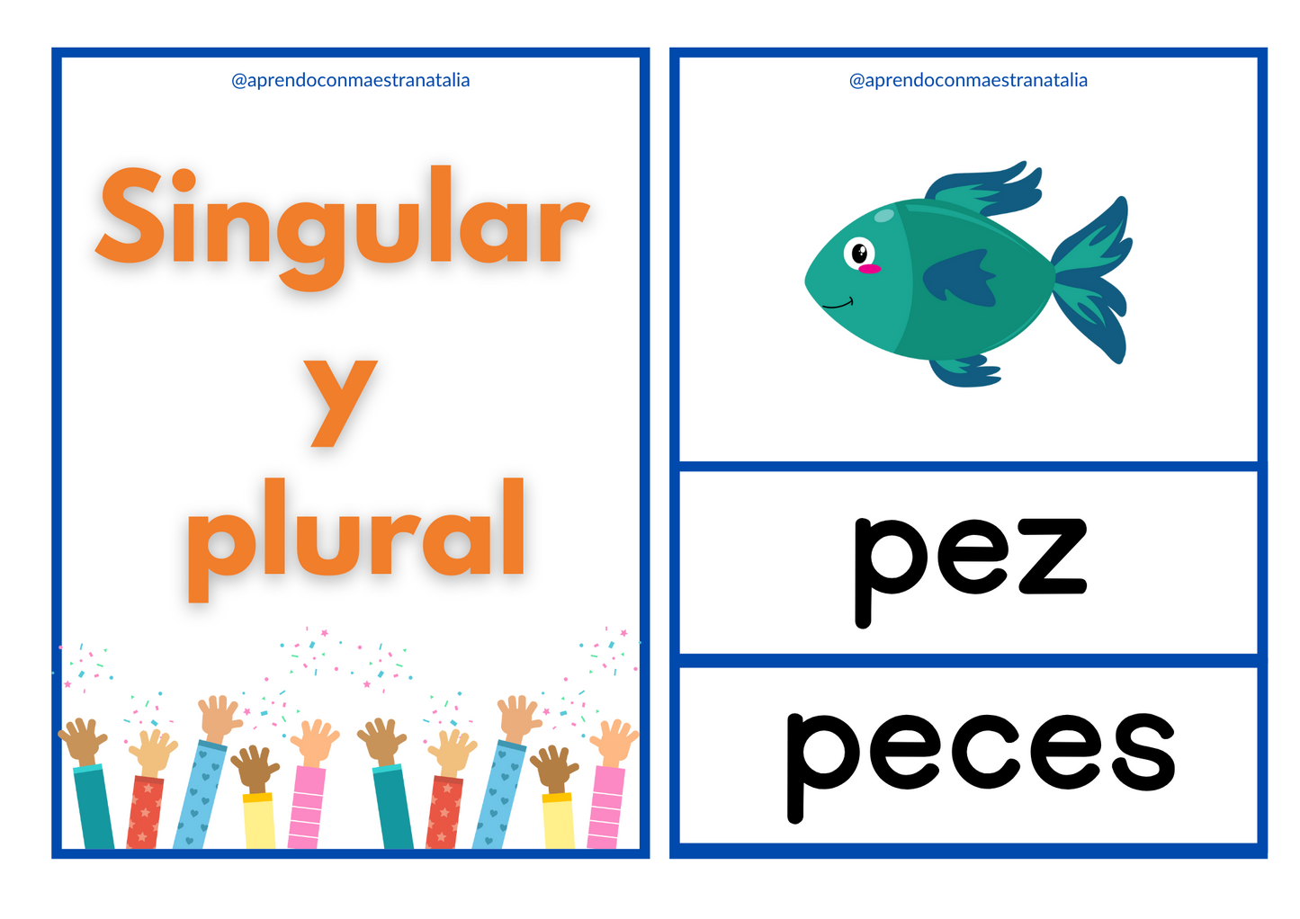 Llavero de singular o plural