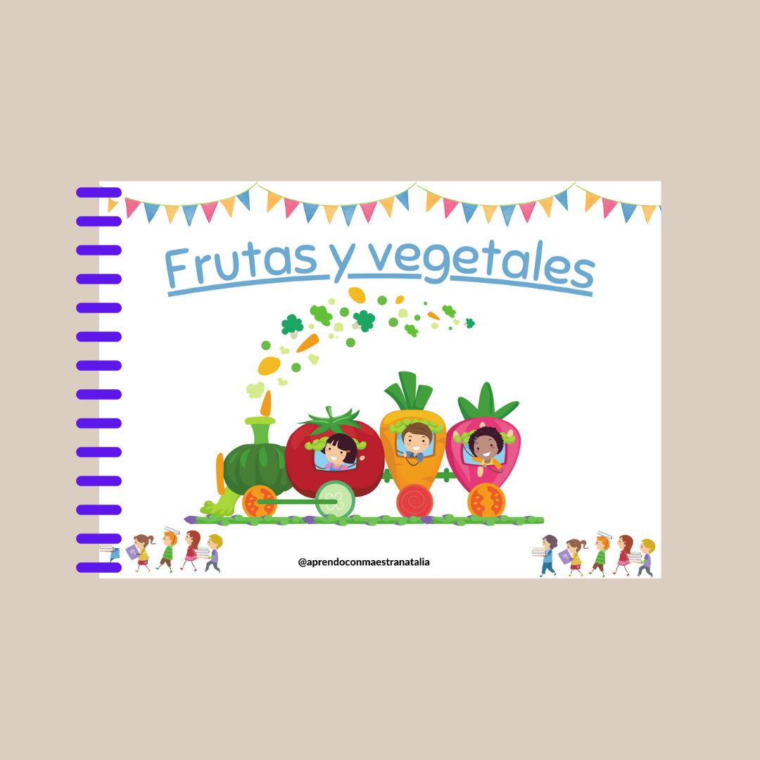 Cuaderno de frutas y vegetales