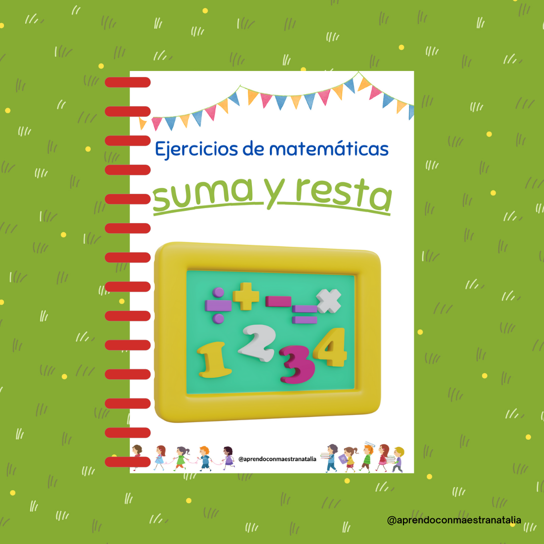 Cuaderno de suma y resta