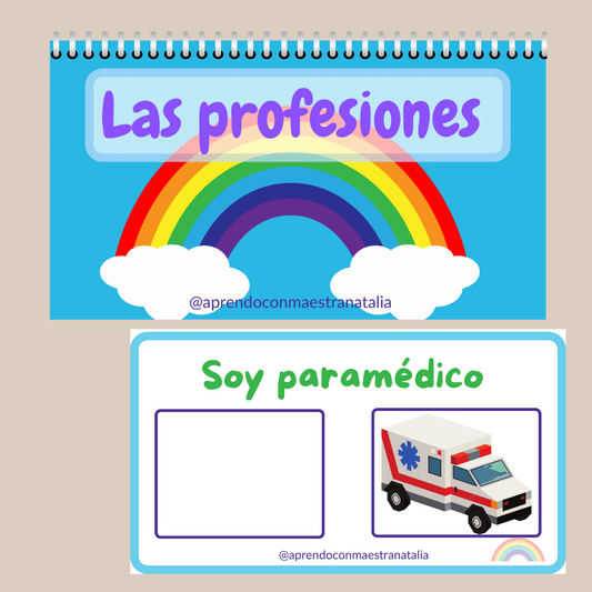 Mini cuaderno de la profesiones