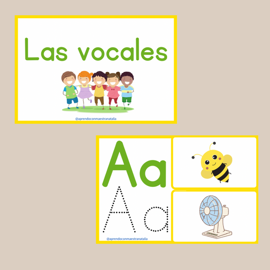 Llavero de las vocales