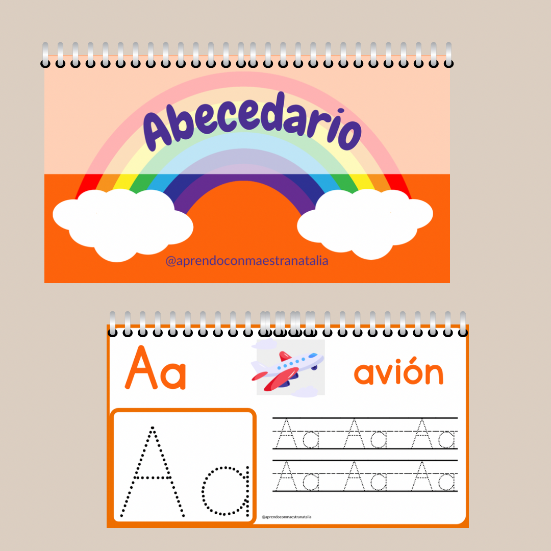 Mini cuaderno del abecedario