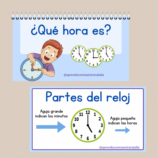 Mini cuaderno de la hora