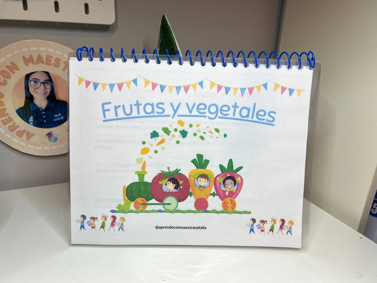 Cuaderno de frutas y vegetales