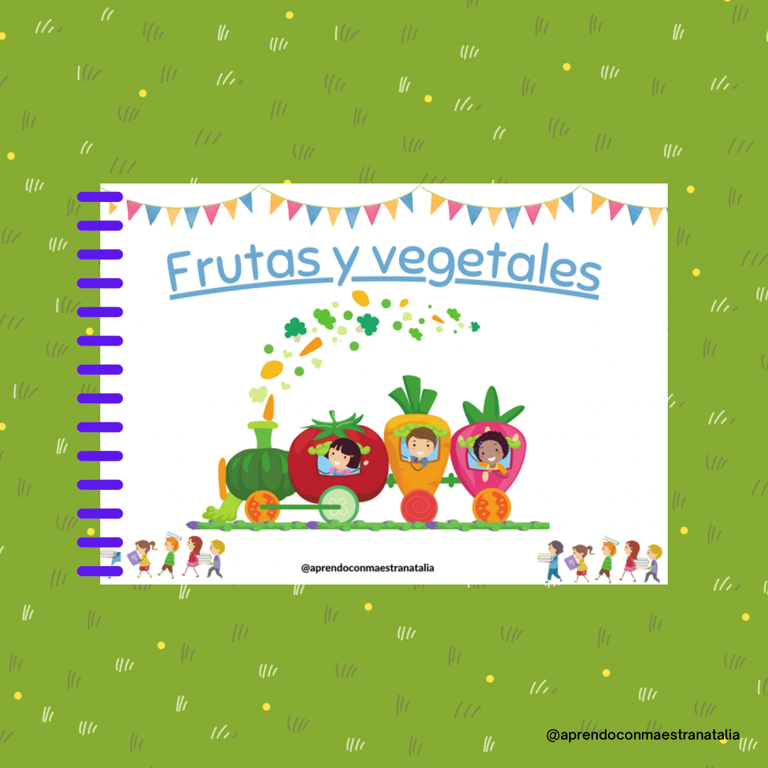 Cuaderno de frutas y vegetales