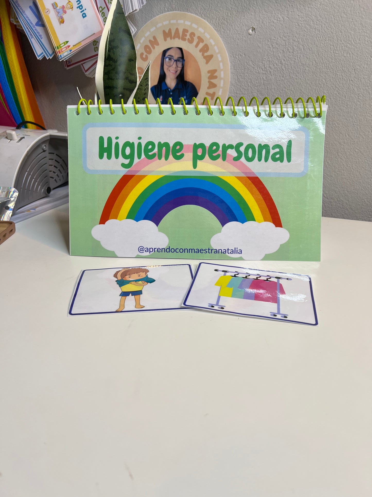 Mini cuaderno de la higiene personal